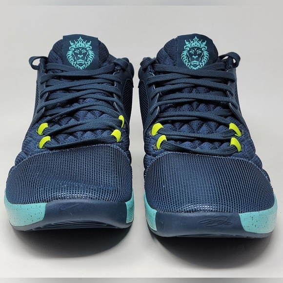 Nike LeBron Witness 8 Armory Navy Green Frost Shoes Men's Size 6 FB2239-402 New - Picture 8 of 11